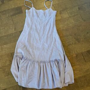 Patagonia Adjustable Straps Hempress Dress Beige Womens Size 8
